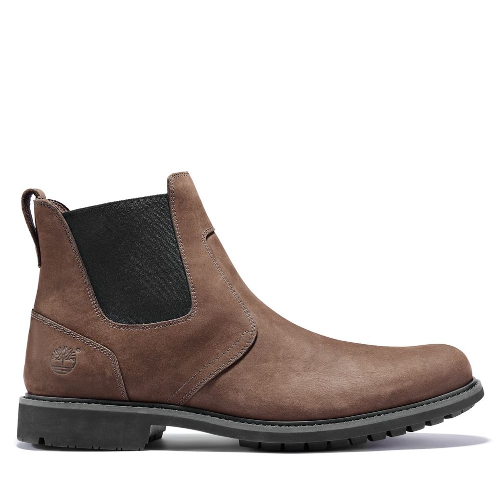 Timberland Chelsea Μποτακια Ανδρικα Καφε - Stormbuck - Greece 3065419-JV